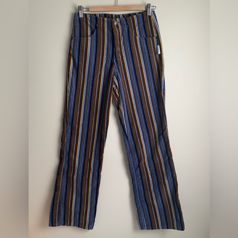 Mary-Kate and Ashley Y2K Velveteen Striped Pants Girls Size 16